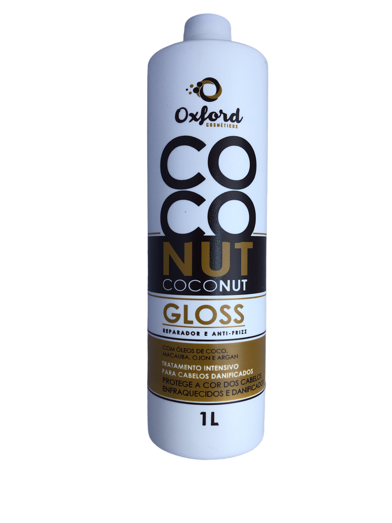 Coconut Gloss Hair Straightening Keratin Treatment 34fl oz 1000ml - Keratinbeauty