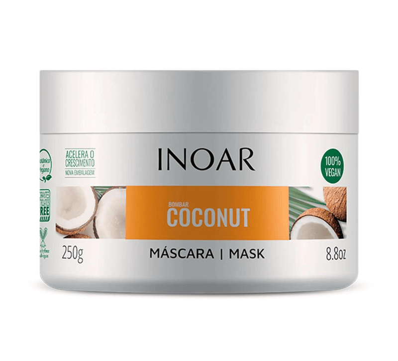 Inoar Bombar Coconut Nutrition Mask 250g - Keratinbeauty